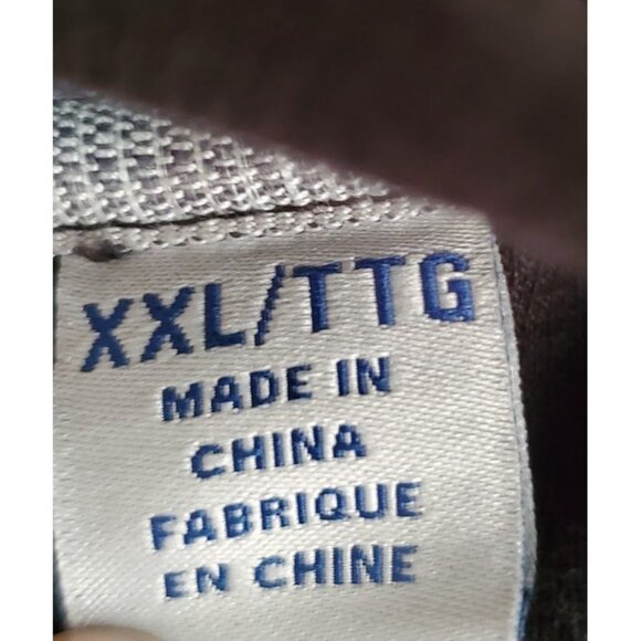 Tommy Bahama Quarter Zip Pullover XXL | Charcoal Gray Pima Cotton Tencel Blend - Picture 3 of 8